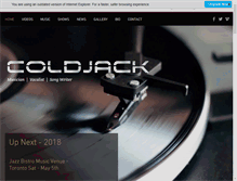 Tablet Screenshot of coldjack.com